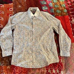 Soul of London Multicolor Floral Pattern Dress Shirt